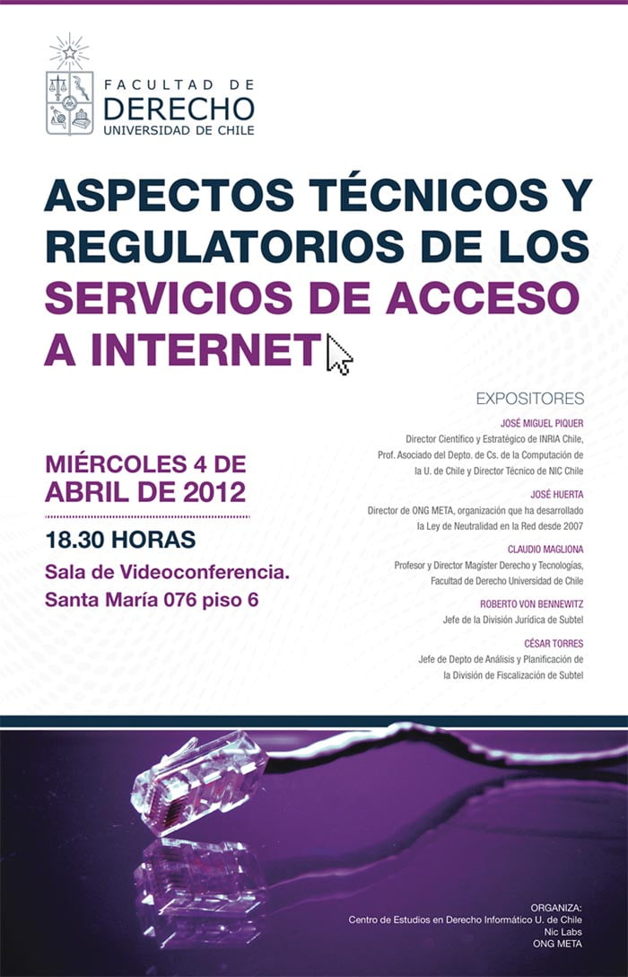 Invitación charla sobre Neutralidad de la Red