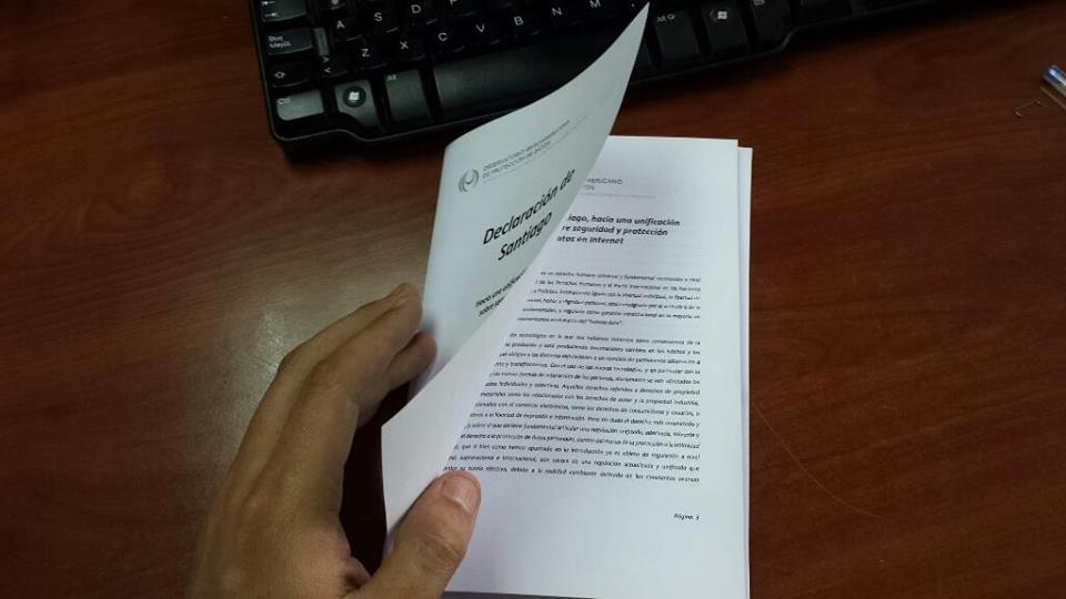 Declaración de Santiago: hacia una unificación de criterios  sobre seguridad y protección de datos en Internet